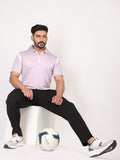 Men's Polo Neck Regular Fit Gym Sports Zipper T-Shirt