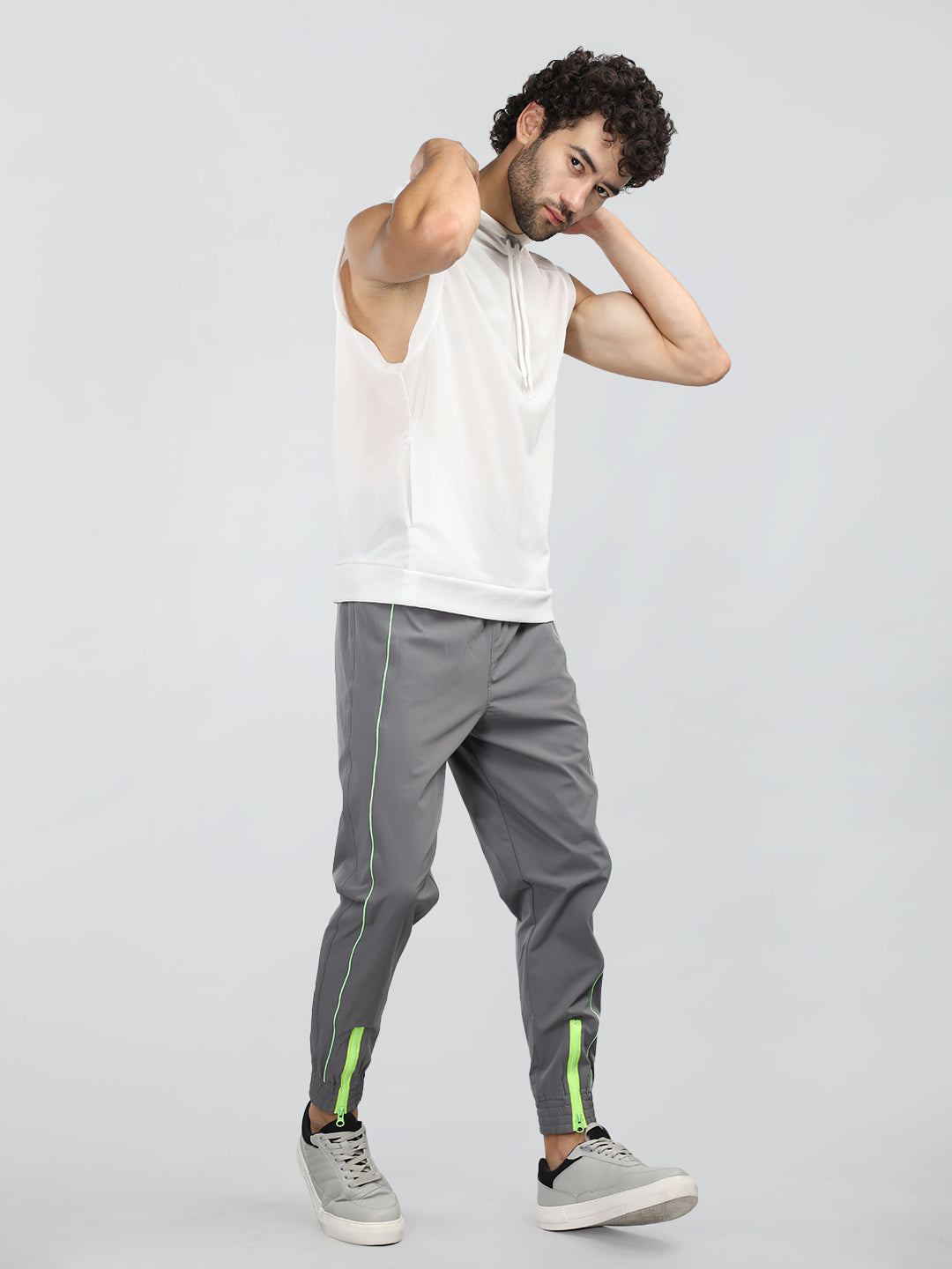 Men Slate Grey Training Sports Trackpants