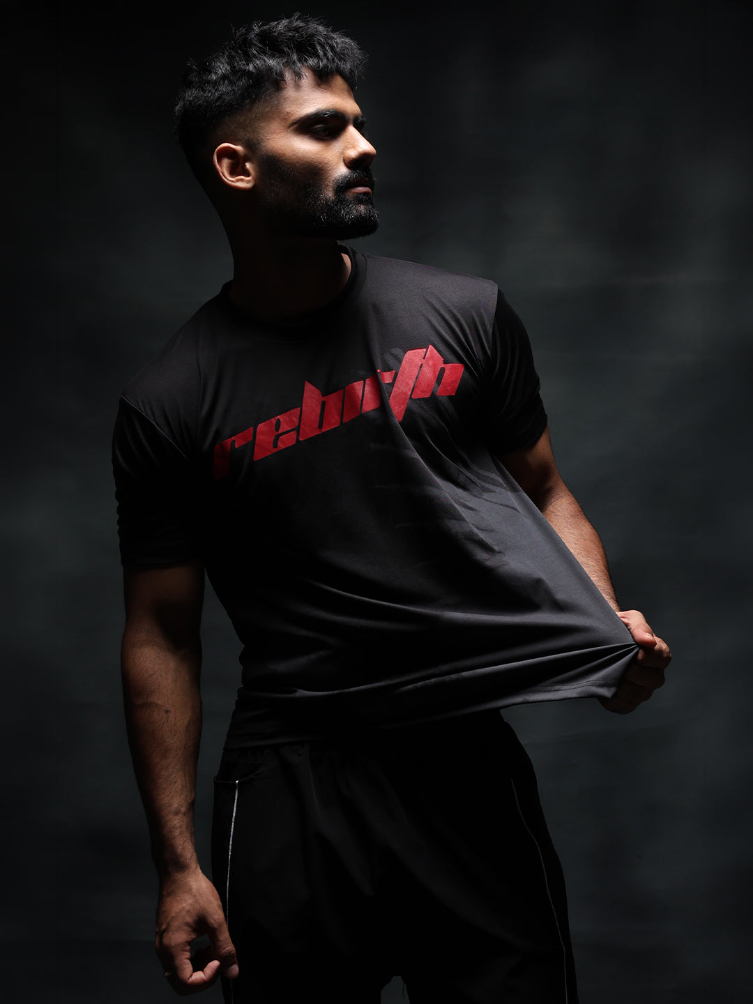 Men's Half Sleeve Graphic Gym T-shirt