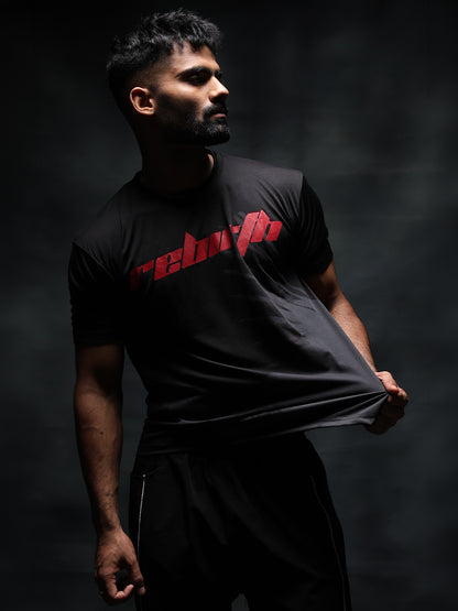 Men's Half Sleeve Graphic Gym T-shirt