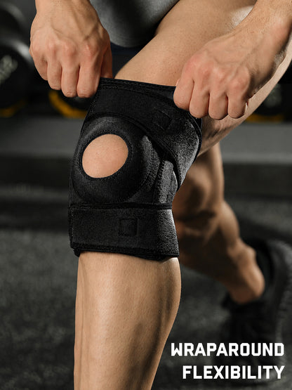 CHKOKKO Adjustable Knee Support Brace for Men & Women