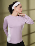 Women's Round Neck Active Wear Sports T-Shirt | CHKOKKO