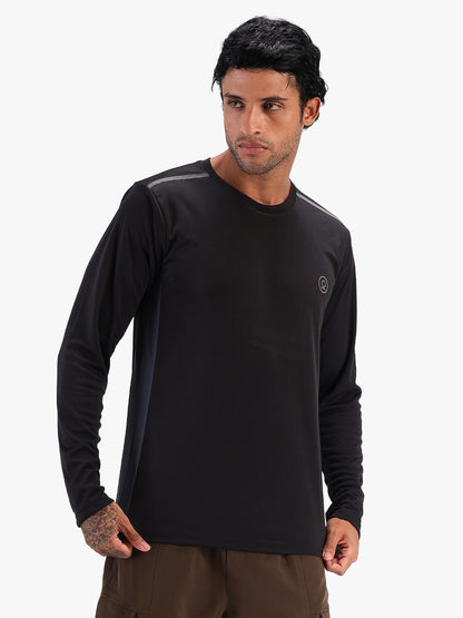 Men's Regular Dry Fit Gym Sports T-Shirt Black