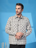 Men Winter Wear Check Shacket | CHKOKKO