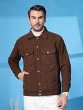 Men Winter Wear Regular Fit Corduory Jacket