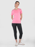 Women's Half Sleeve Dry Fit Gym T-Shirt | CHKOKKO