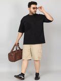 Men Plus Size Oversized Cotton Round Neck Tshirts