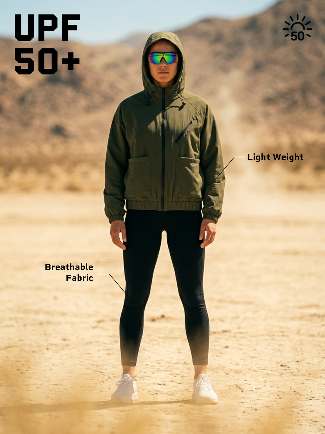 Women’s Lightweight UPF 50+ Sun Protection Summer Jacket