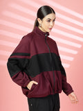 Women Winter Sports Zipper Stylish Oversized Jacket