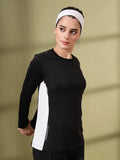 Women's Round Neck Active Wear Sports T-Shirt | CHKOKKO