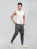men's slate grey trackpant
