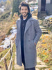 Men Winter Wear Double Breasted Long Coat
