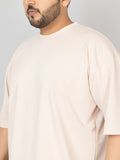 Men Plus Size Oversized Cotton Round Neck Tshirts