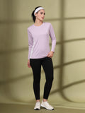 Women's Round Neck Active Wear Sports T-Shirt | CHKOKKO