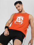 Men Printed Gym Tank Tops Sports Sleeveless Vest