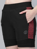 Women's Double Layered Running Shorts | CHKOKKO