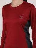 Women's Round Neck Active Wear Sports T-Shirt | CHKOKKO