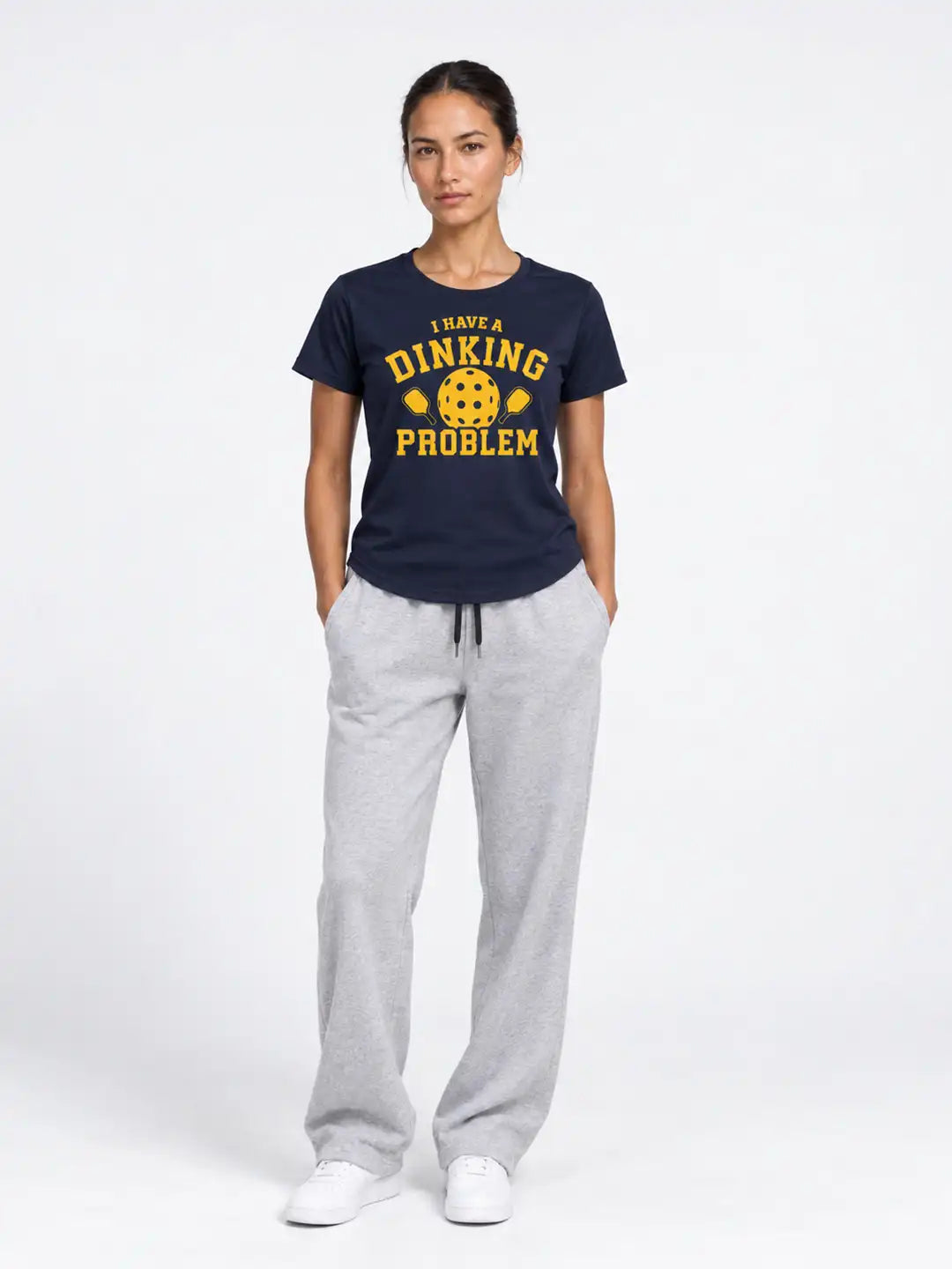 Women's Round Neck Active Wear Sports T-Shirt