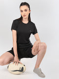 Women's Round Neck Active Wear Sports T-Shirt | CHKOKKO