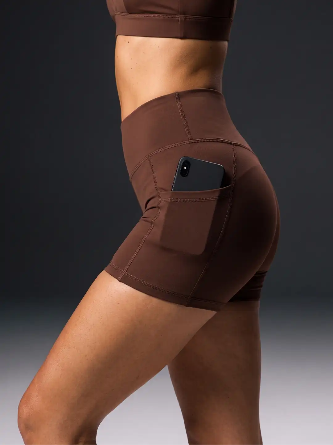 Women’s Seamless Workout Co-Ord Set Brown