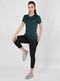 Women's Round Neck Active Wear Sports T-Shirt | CHKOKKO