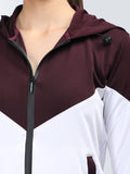 CHKOKKO Women Sports Zipper Running Winter Windcheater Track Suit Set