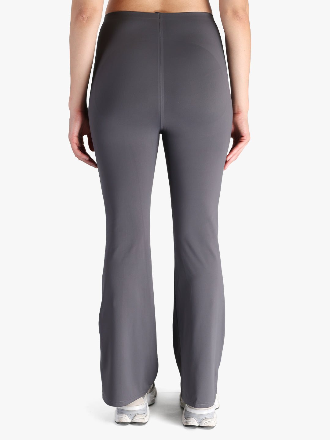 Women Seamless Power Flared Pants Grey