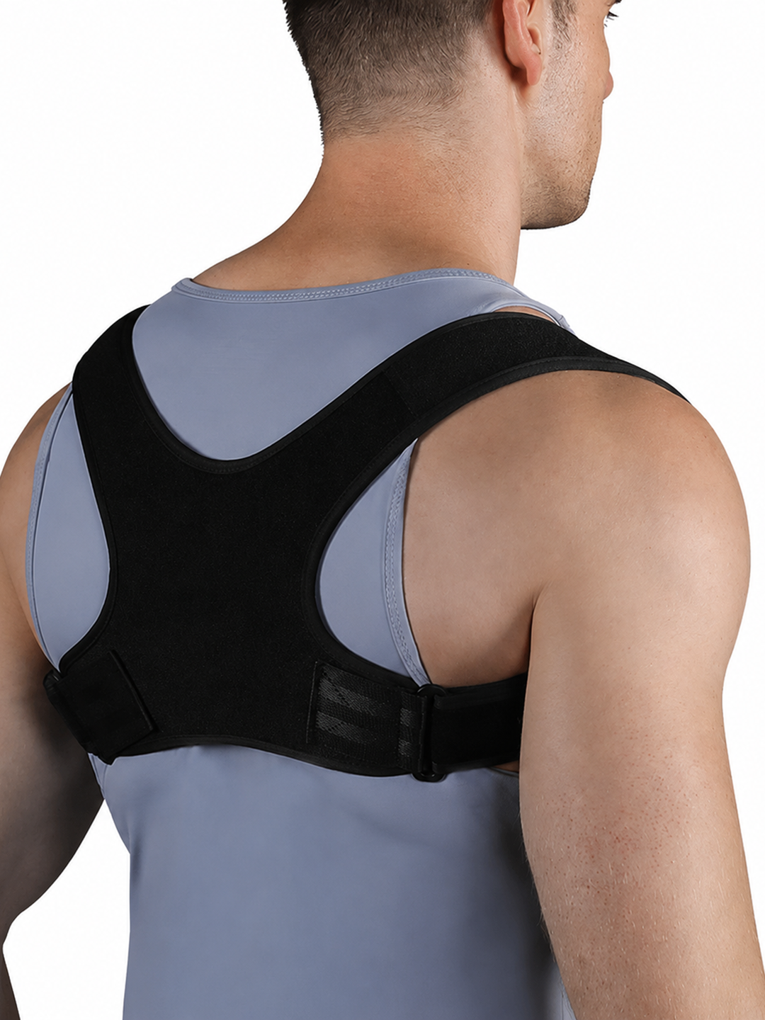 Chkokko Adjustable Posture Corrector for Men & Women – Upper Back & Shoulder Support Brace