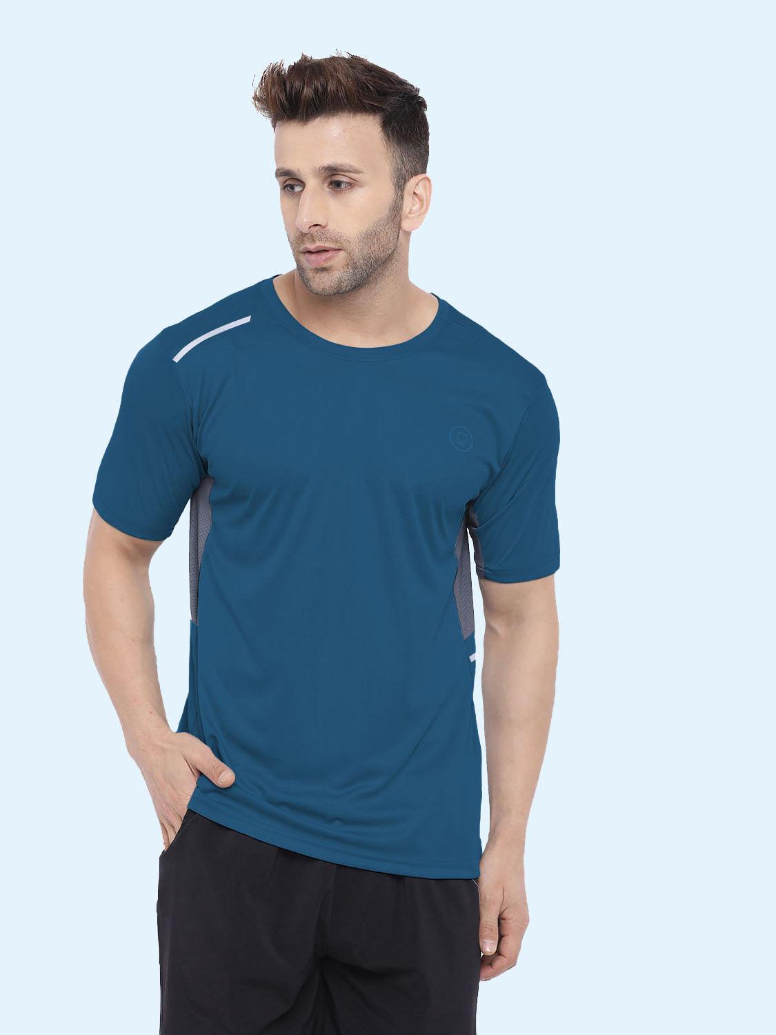 Men's Dry Fit Half Sleeve Gym T-Shirt