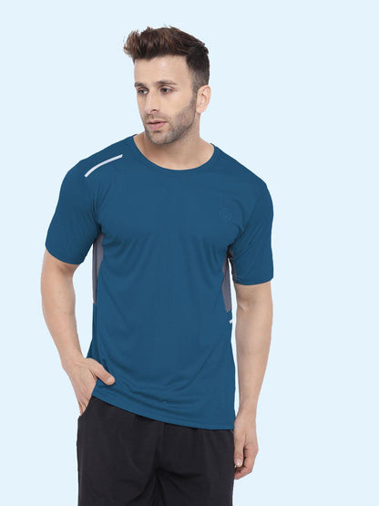 Men's Dry Fit Half Sleeve Gym T-Shirt