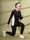 Women's Round Neck Active Wear Sports T-Shirt | CHKOKKO