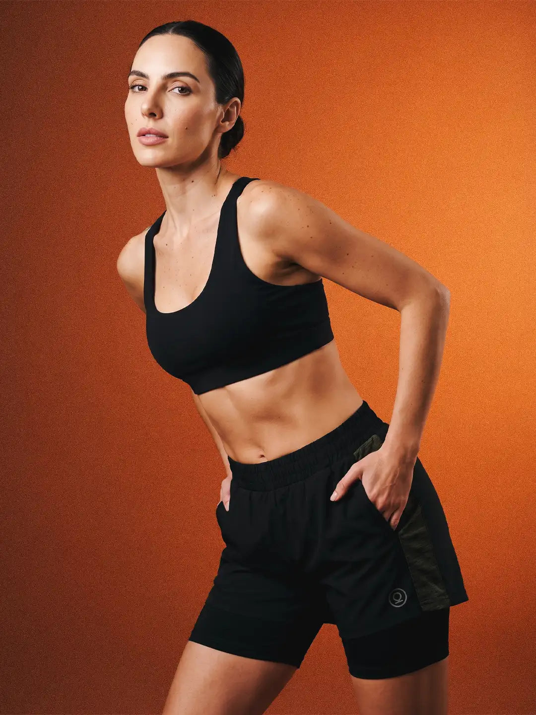 Women's Double Layered Running Shorts | CHKOKKO