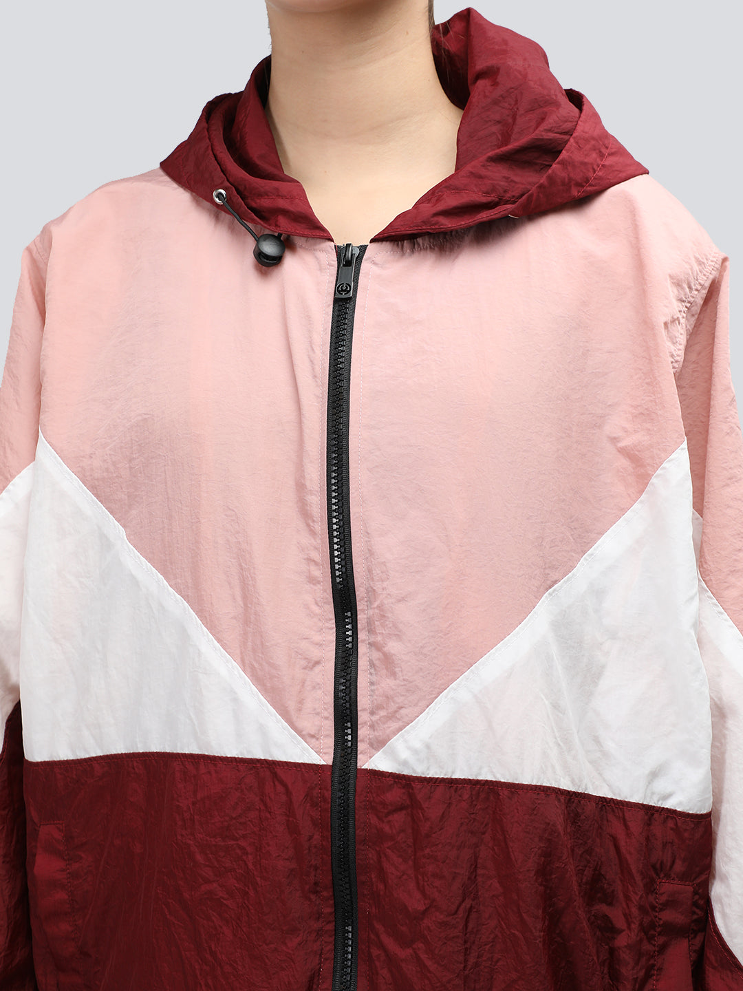 Sports b.p.c. bonprix Collection Women's Windbreaker Hooded Jacket Size  EUR-46 