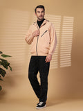 Men Winter Sports Oversized Windcheater Hooded Jacket