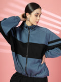 Women Winter Sports Zipper Stylish Oversized Jacket