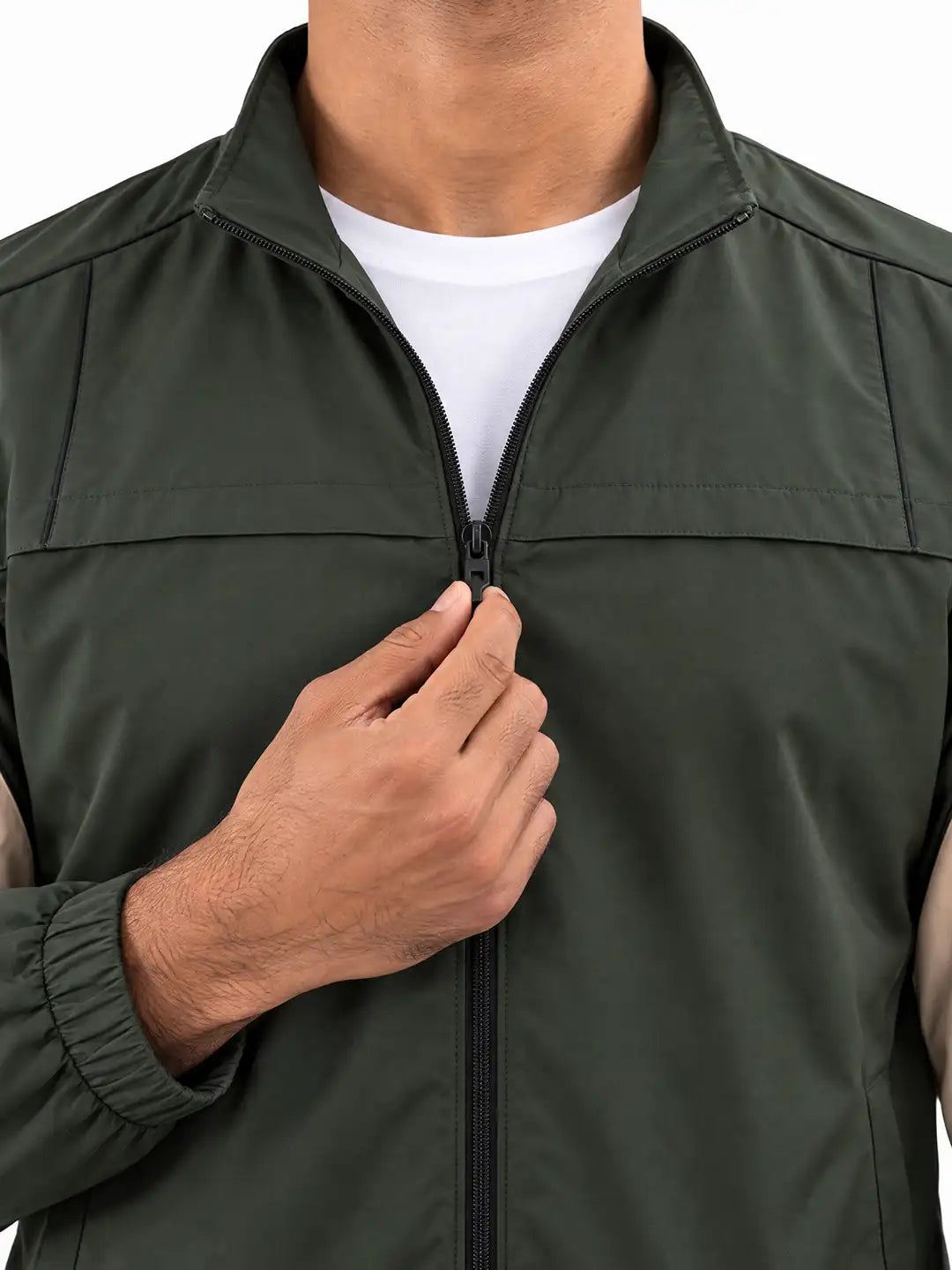 Olive Mouse Light Active Colorblock Track Suit Men