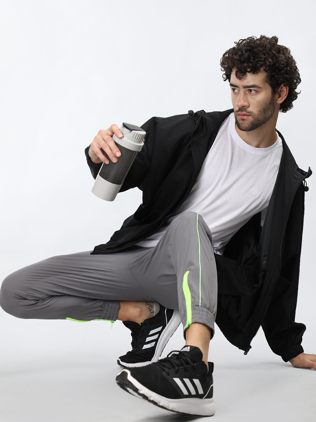 Men Slate Grey Training Sports Trackpants