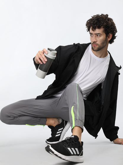 Men Slate Grey Training Sports Trackpants