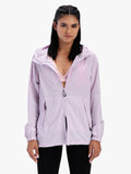 Women’s Lightweight Hooded Summer Jacket Purple
