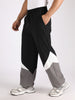 Men’s Colorblock Relaxed Fit Sports Track Pants