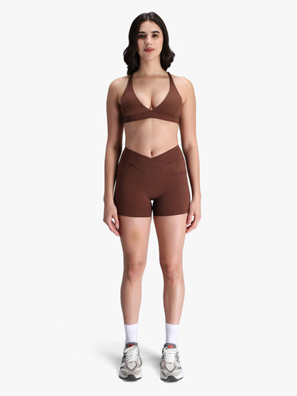 Women’s Seamless Workout Co-Ord Set Brown