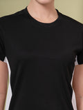 Women's Round Neck Active Wear Sports T-Shirt | CHKOKKO