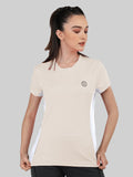 Women's Round Neck Active Wear Sports T-Shirt | CHKOKKO