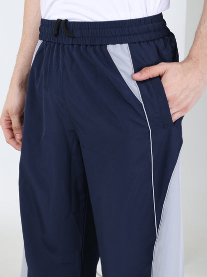 Men’s Navy Light Grey Colorblock Track Suit