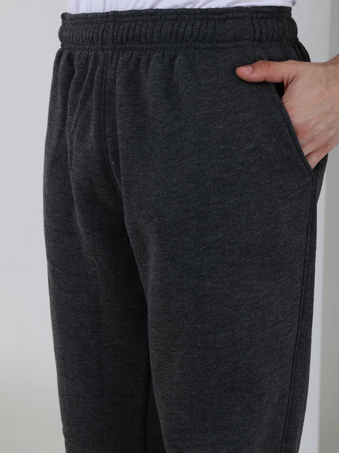 Men Anthra Black Full Zipper Winter Tracksuit
