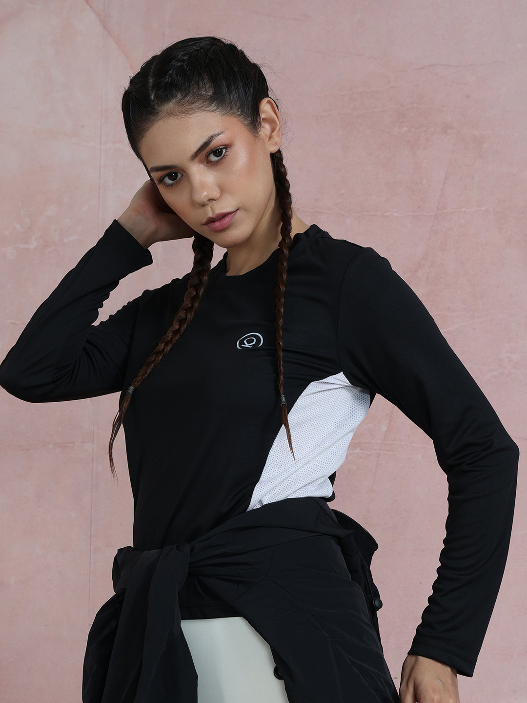 Women's Round Neck Active Wear Sports T-Shirt | CHKOKKO