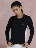Women's Round Neck Active Wear Sports T-Shirt | CHKOKKO