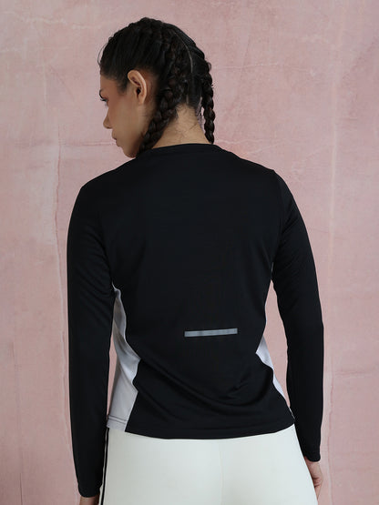 Women's Round Neck Active Wear Sports T-Shirt | CHKOKKO