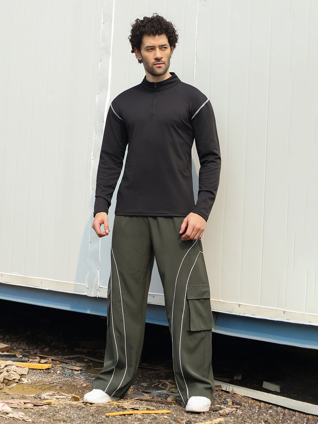Men’s Full Sleeves Performance Compression T-Shirt for Gym Black