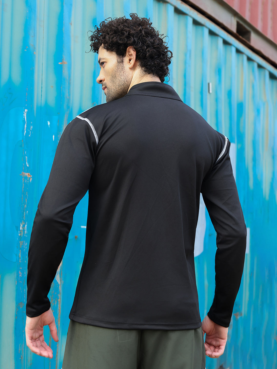 Men’s Full Sleeves Performance Compression T-Shirt for Gym Black